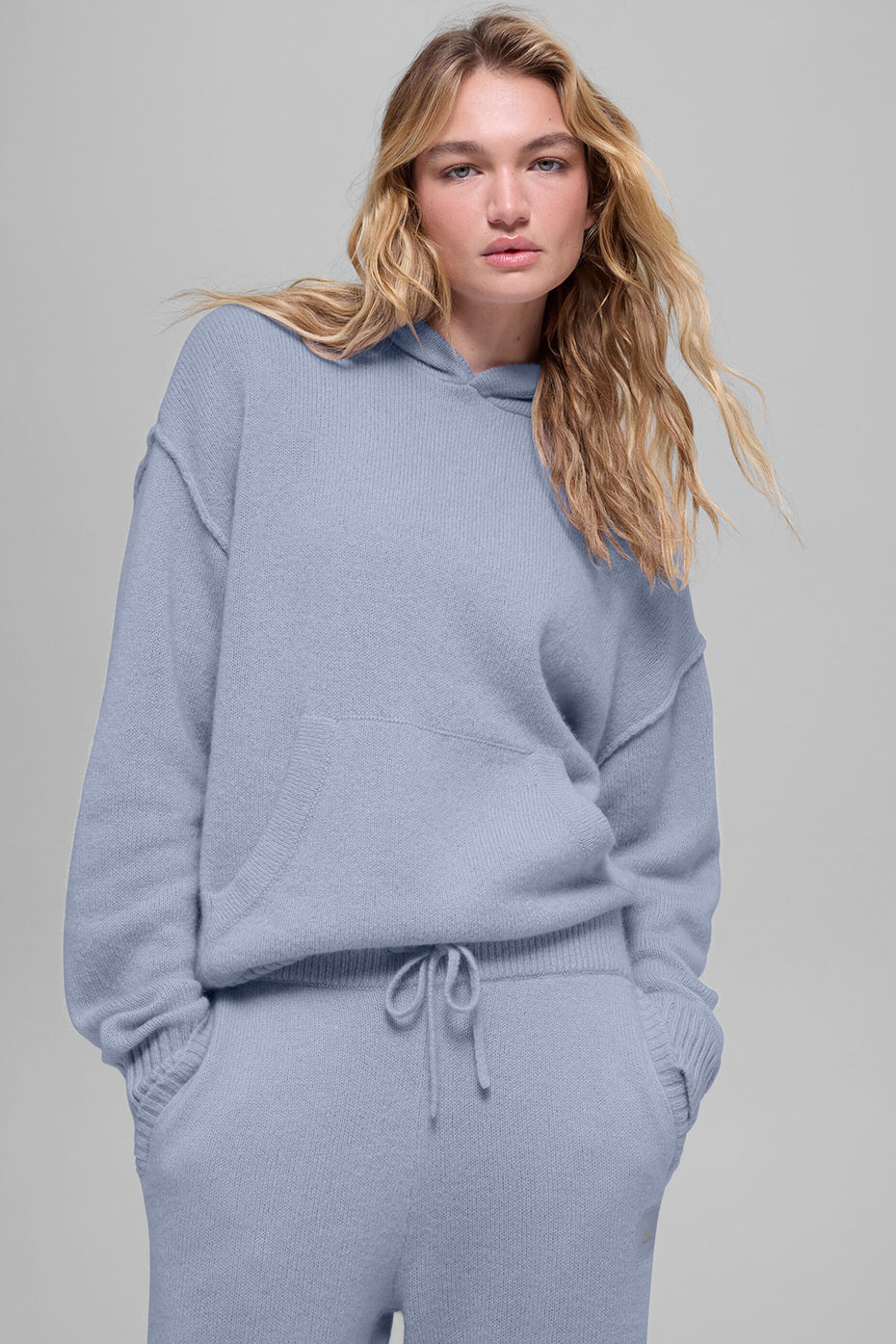 Wool Cashmere New Class Hoodie   Winter Frost