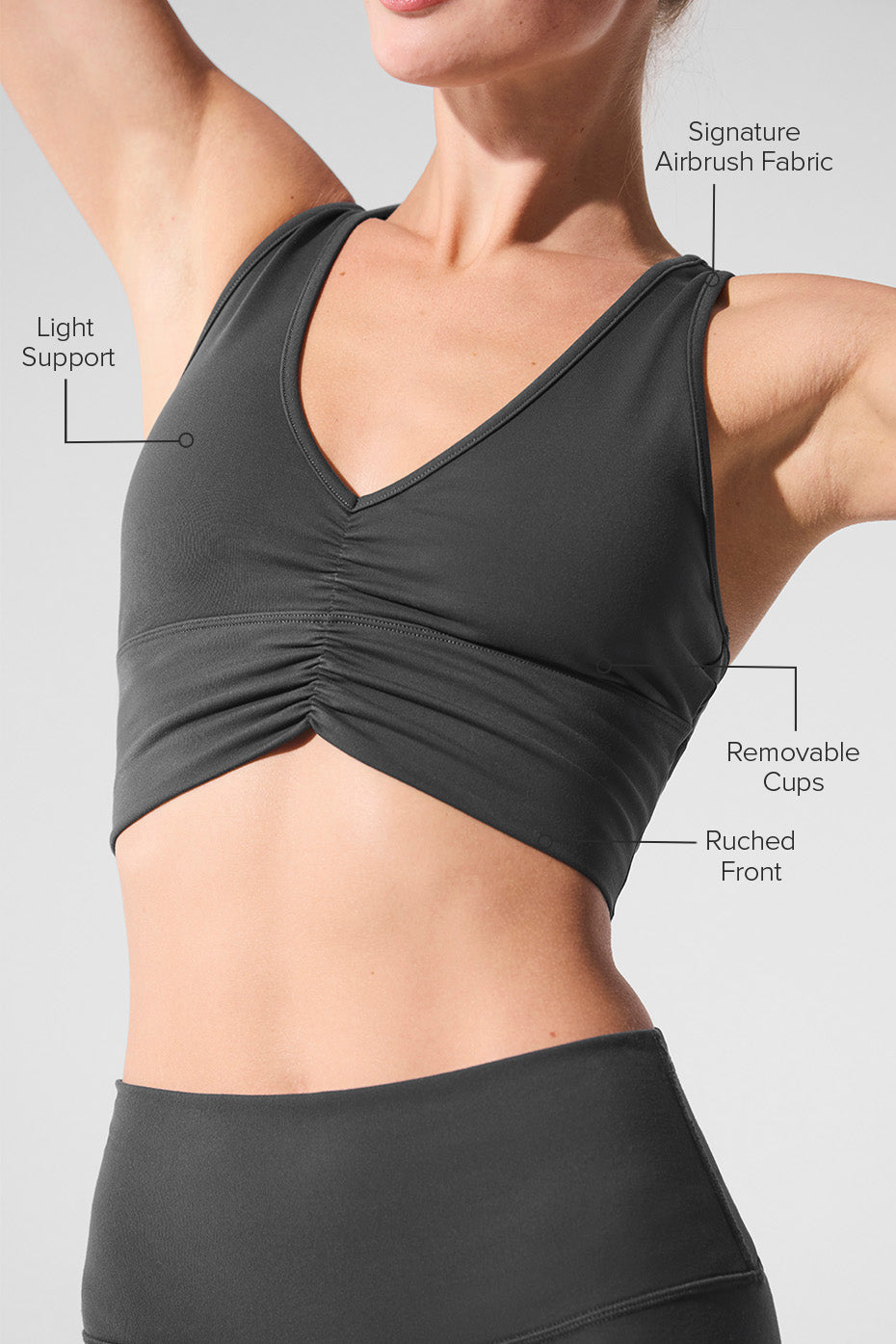 Alternative view of Wild Thing Bra   Anthracite