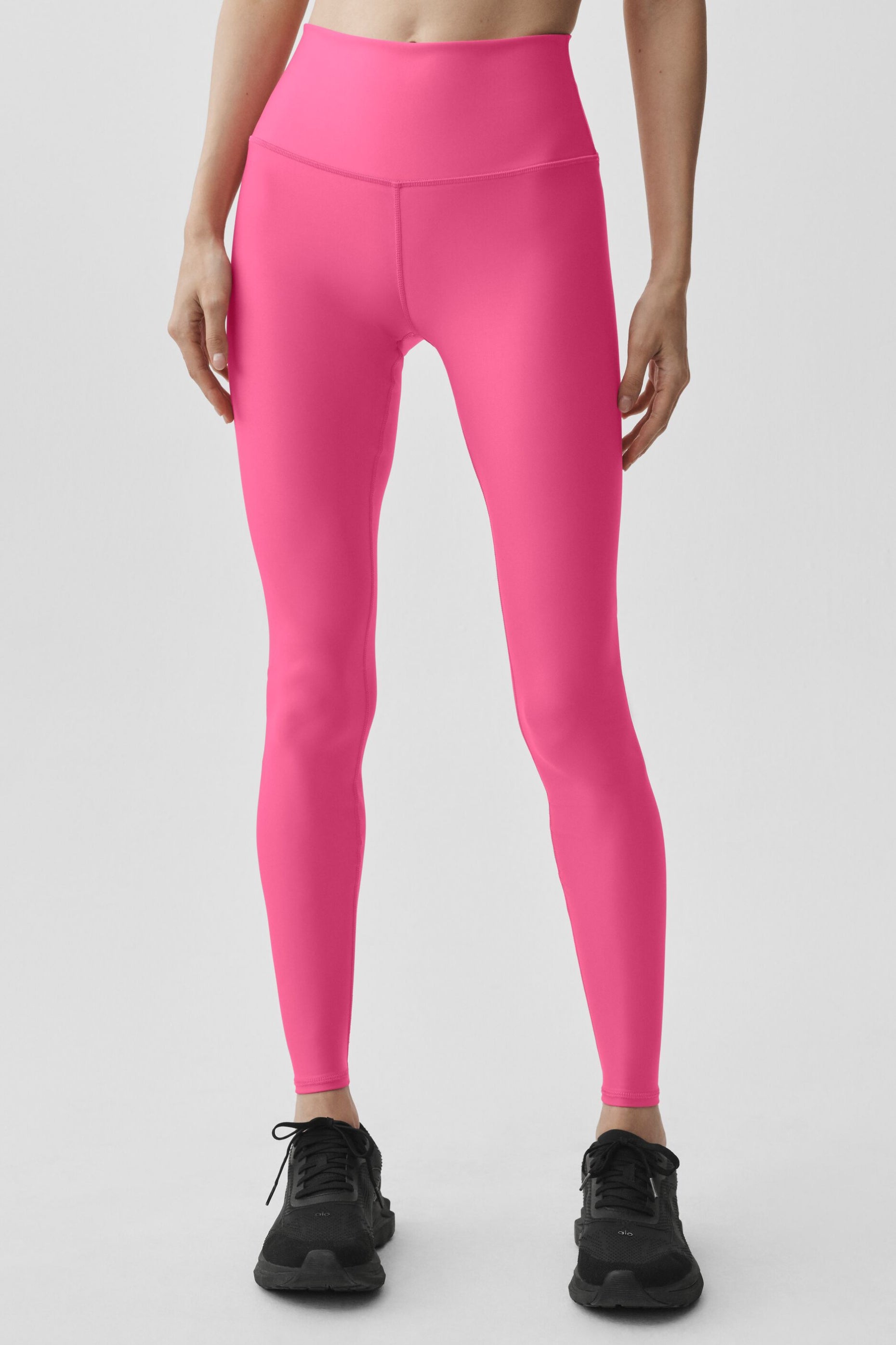 High Waist Airlift Legging   Paradise Pink