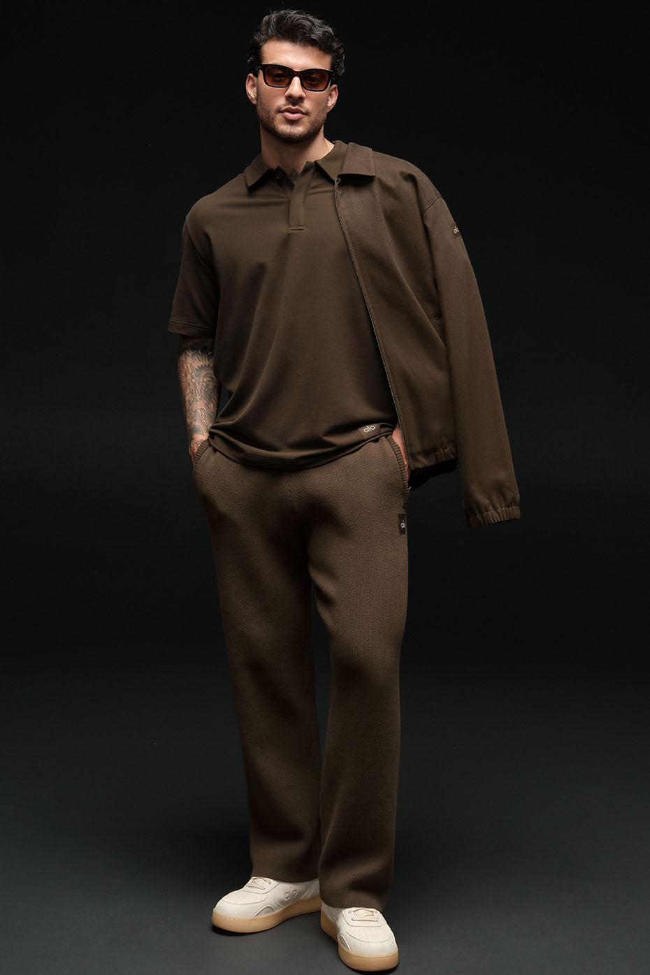 Scholar Straight Leg Sweatpant   Espresso