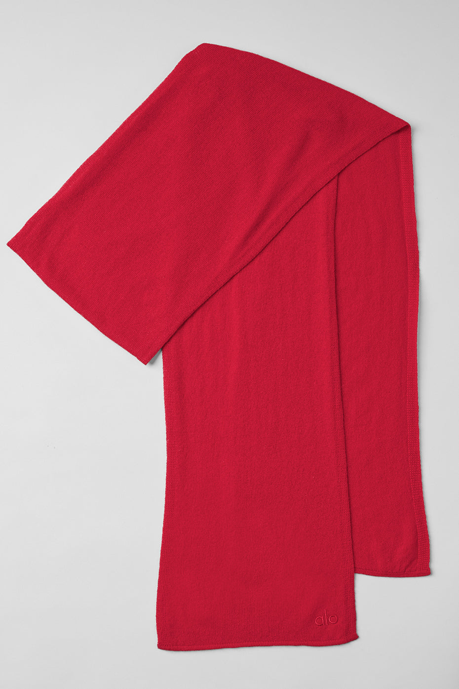 Alternative view of Cashmere Light Frosted Scarf   Red Ribbon