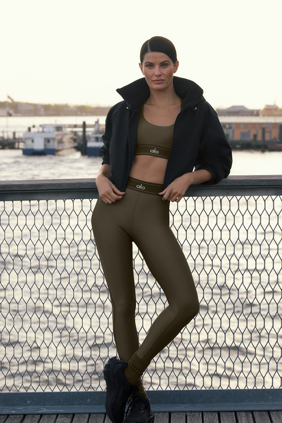 Airlift High Waist Suit Up Legging   Olive Tree/Olive Tree