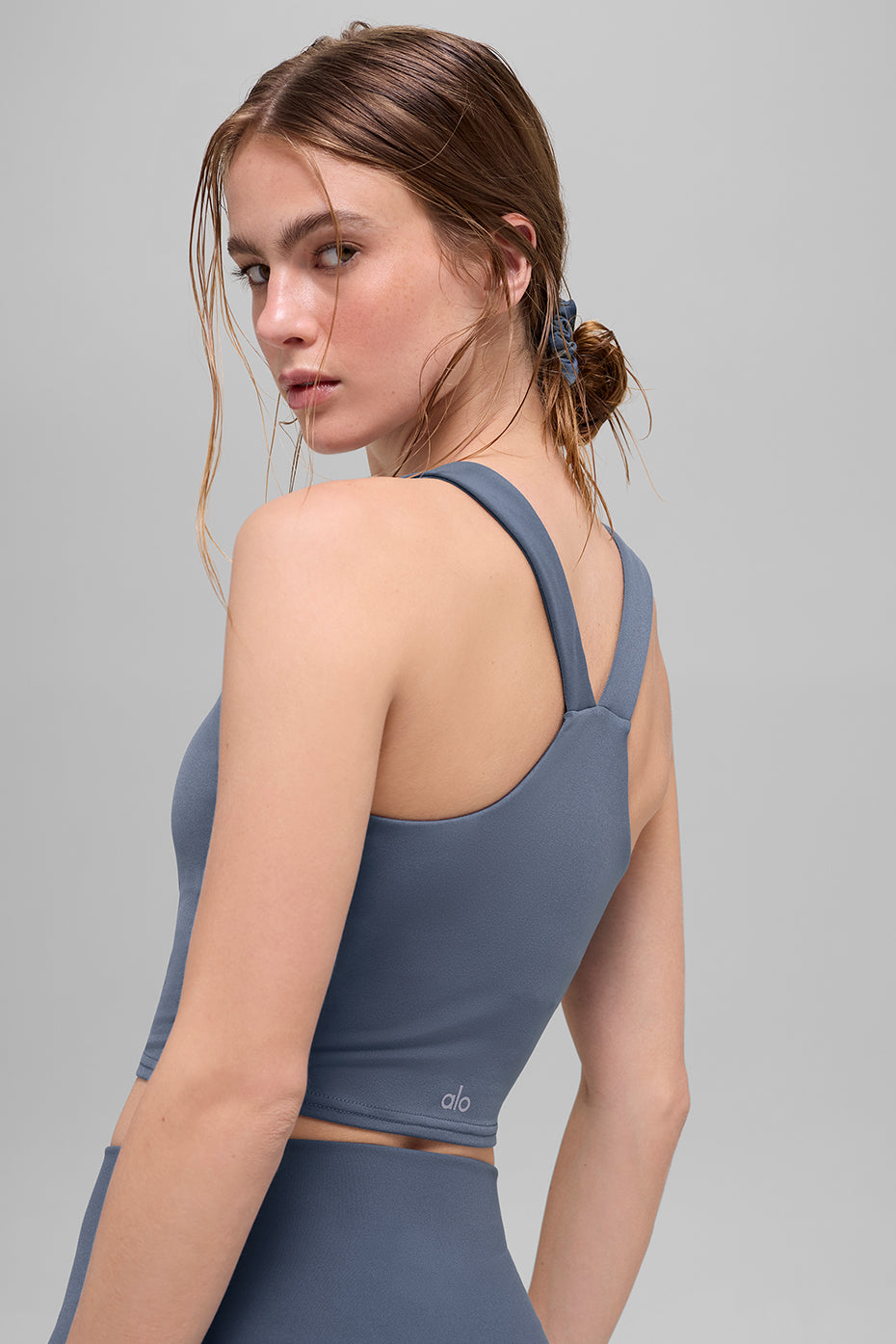 Alternative view of Airbrush Real Bra Tank   Bluestone