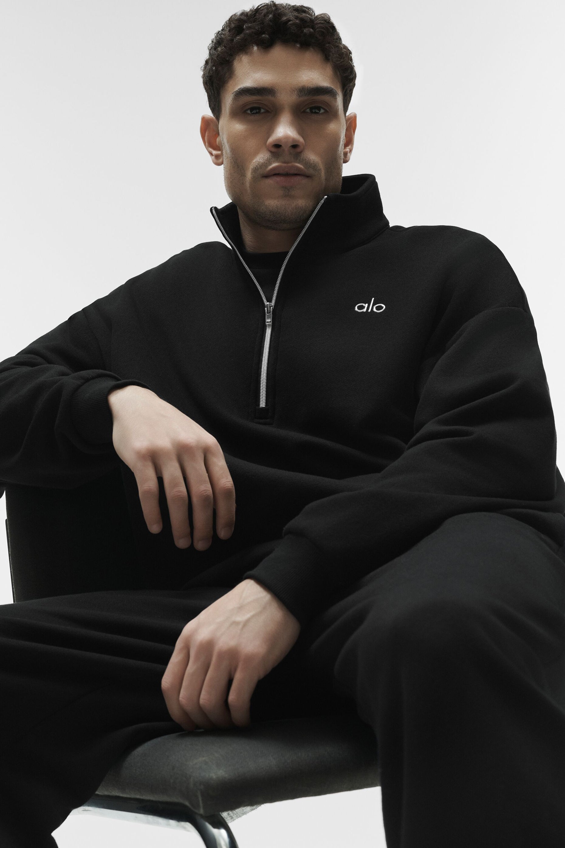 Accolade 1/4 Zip Pullover   Black