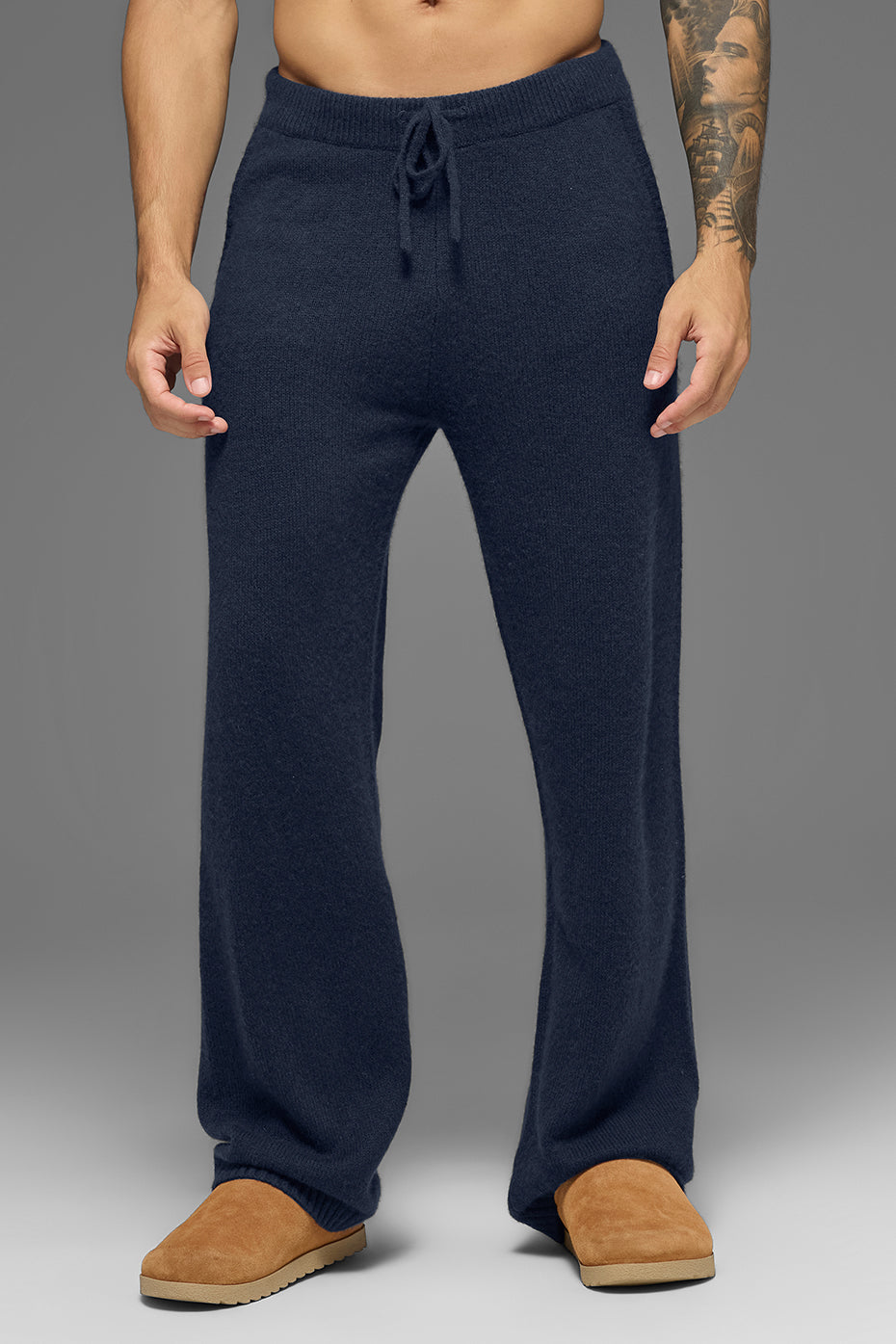 Wool Cashmere New Class Sweatpant   Navy