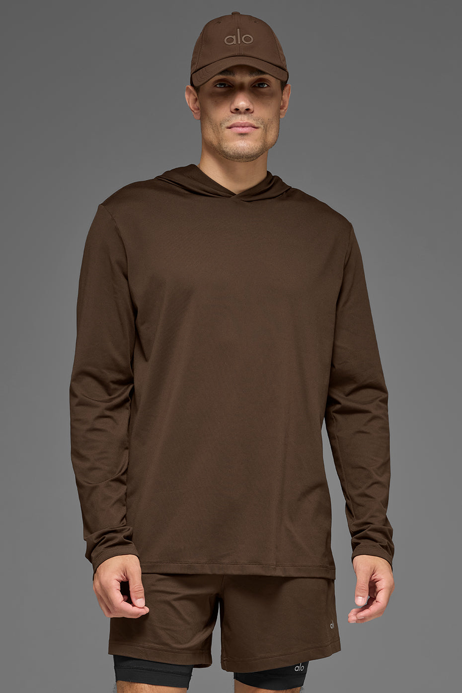 Conquer Reform Long Sleeve With Hood   Espresso