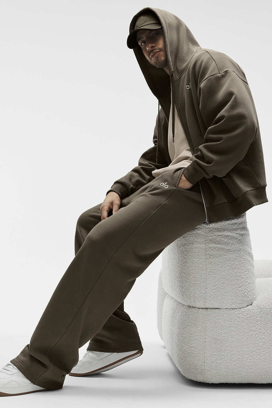 Accolade Straight Leg Sweatpant   Olive Tree