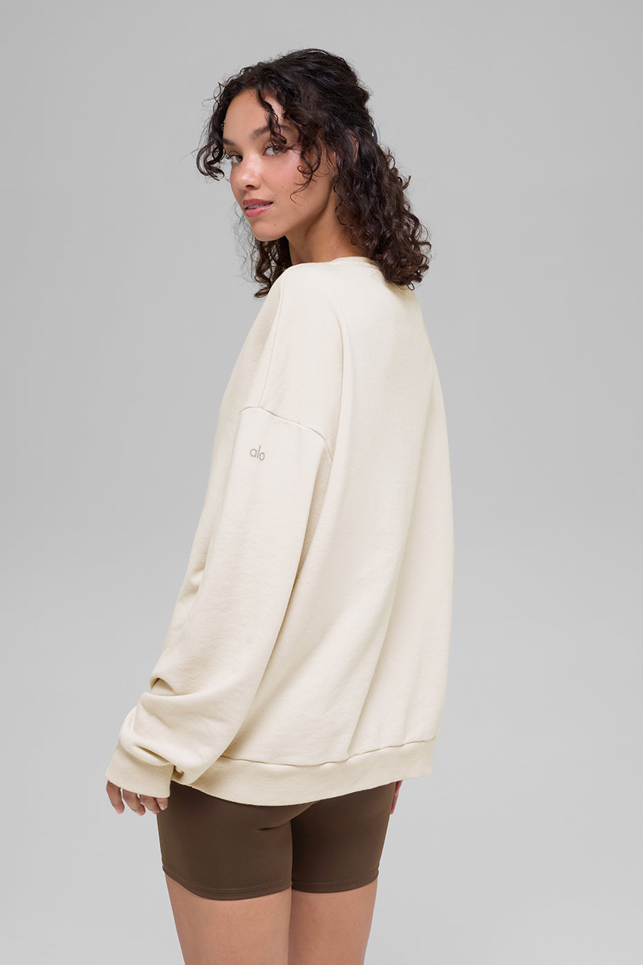 Alternative view of Chill Crew Neck Pullover   Bone