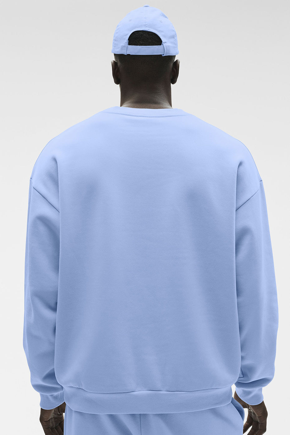 Alternative view of Accolade Crew Neck Pullover   Light Provence Blue