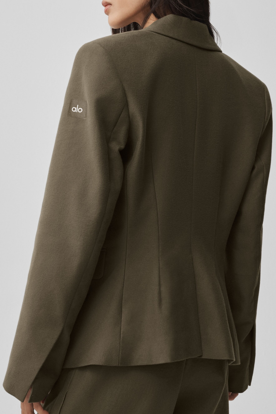 Alternative view of Cinch Blazer   Olive Tree