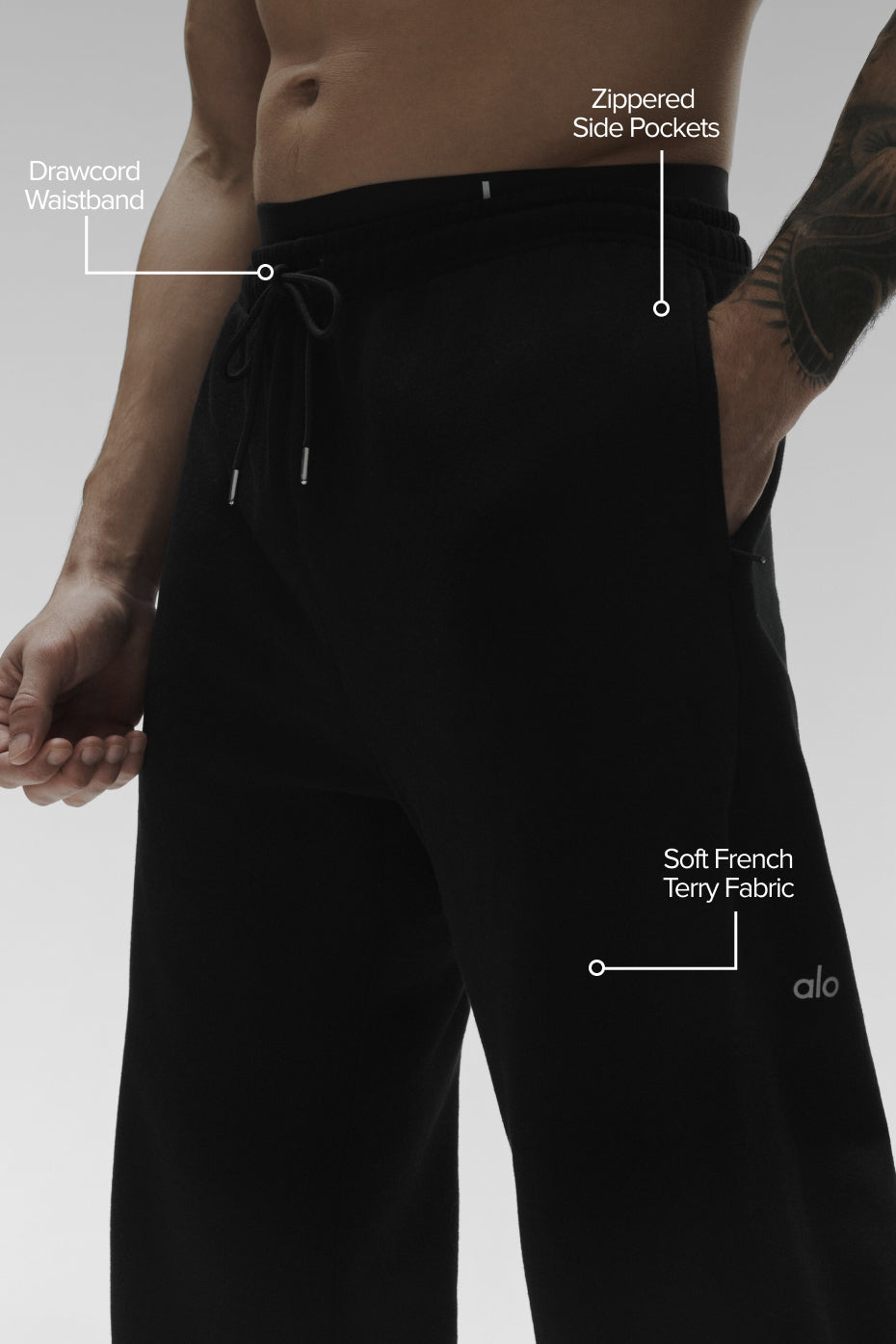 Alternative view of Chill Sweatpant   Black