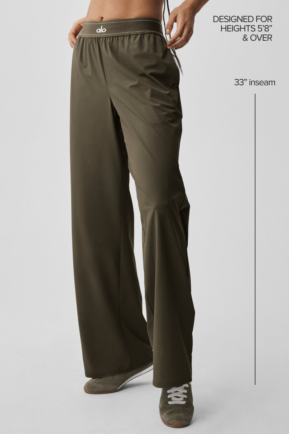 Alternative view of Suit Up Trouser (Long)   Olive Tree