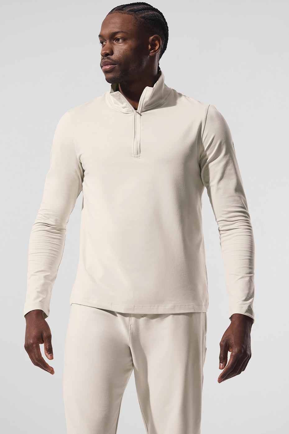 Conquer 1/4 Zip Reform Long Sleeve   Bone