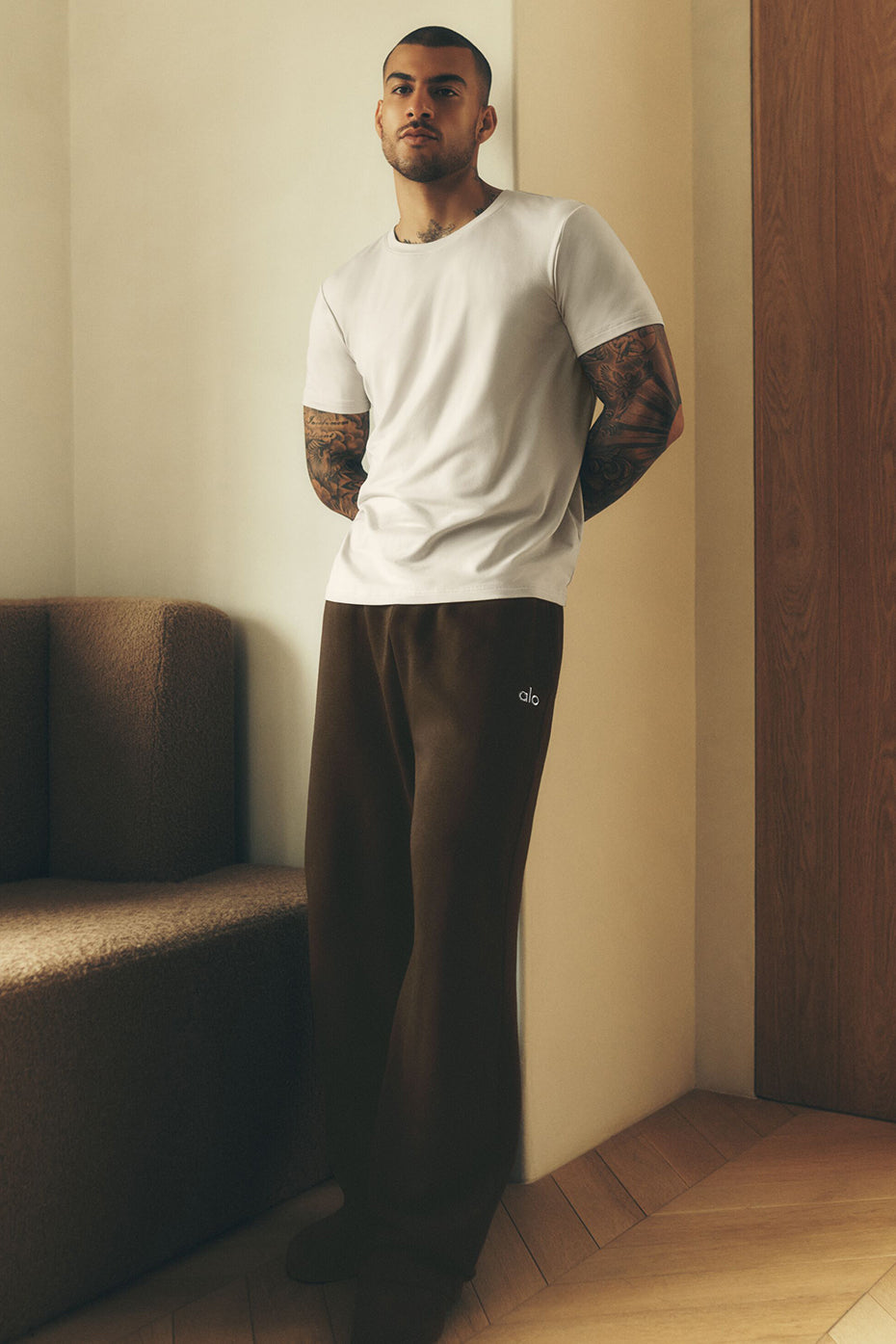 Accolade Straight Leg Sweatpant   Espresso
