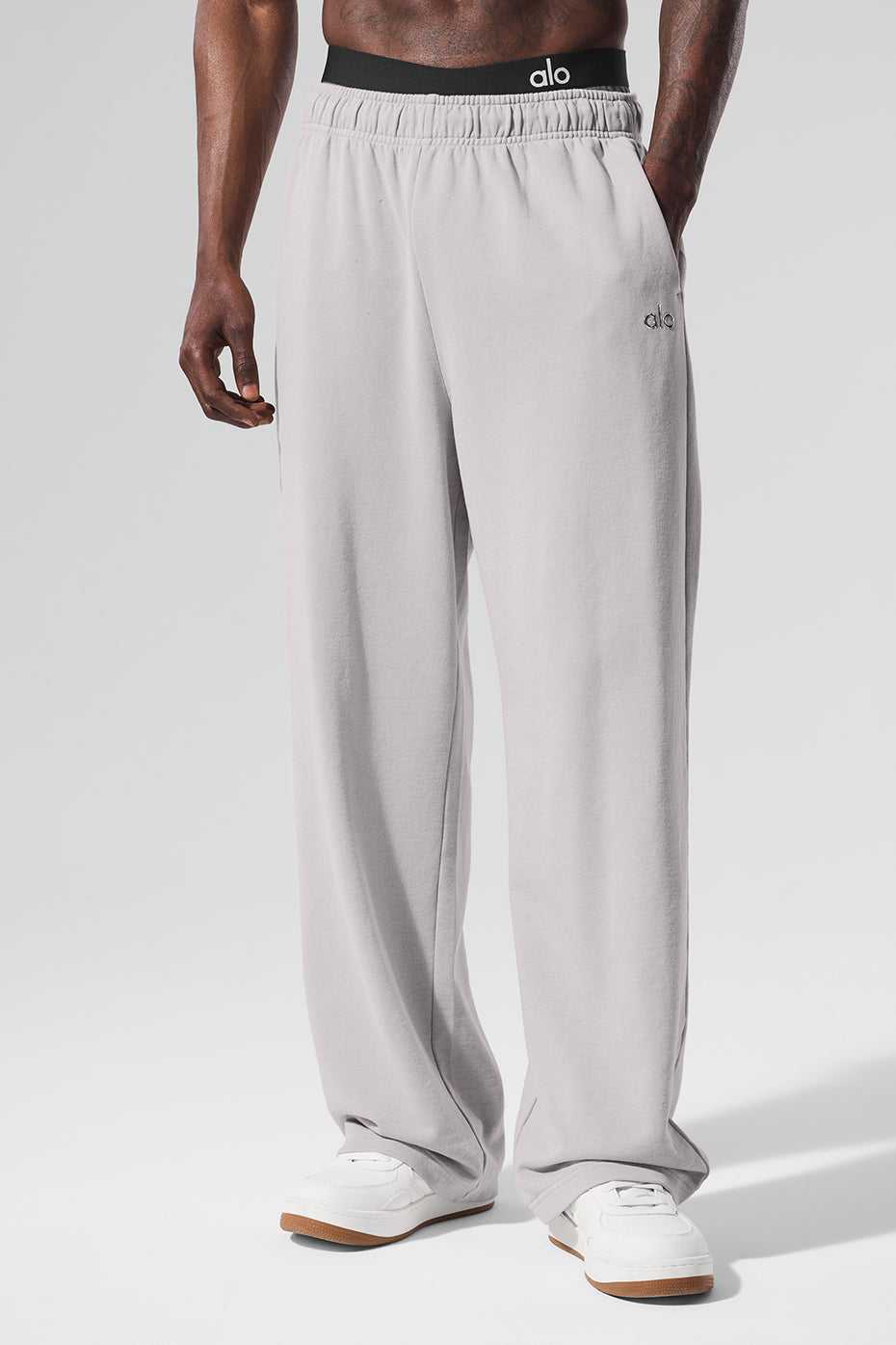 Washed Accolade Straight Leg Sweatpant   Grey Sky Wash