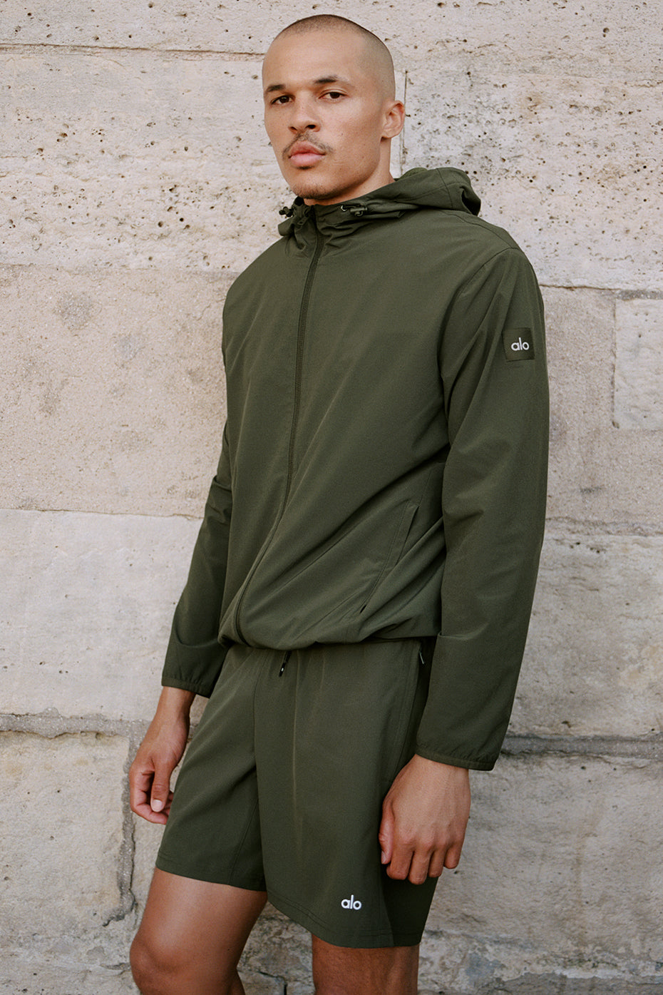 Performance On The Go Jacket   Green Olive