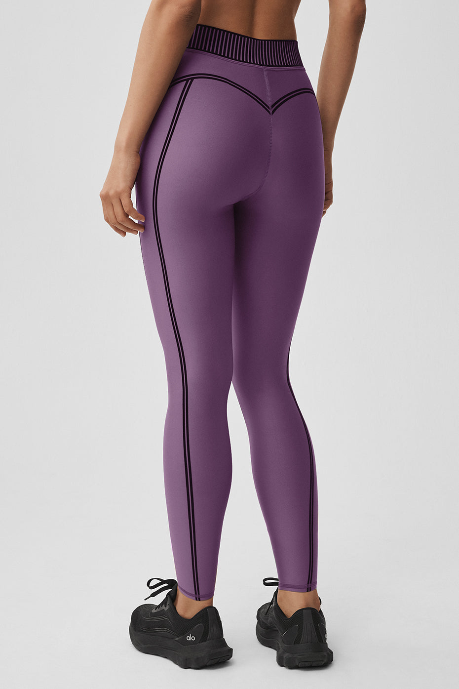 Alternative view of Airlift High Waist 7/8 Line Up Legging   Plum Kiss