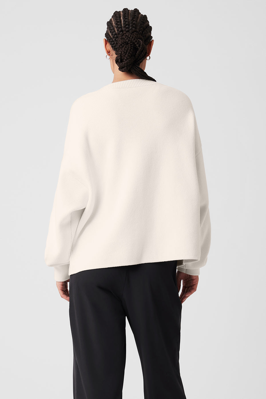 Alternative view of Scholar Cardigan Sweater   Ivory