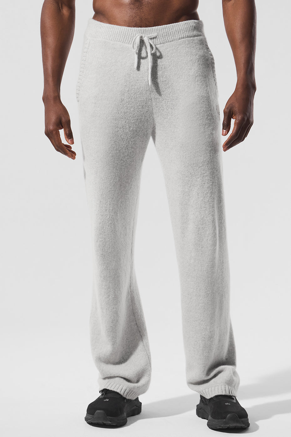 Wool Cashmere New Class Sweatpant   Pearl Grey Heather