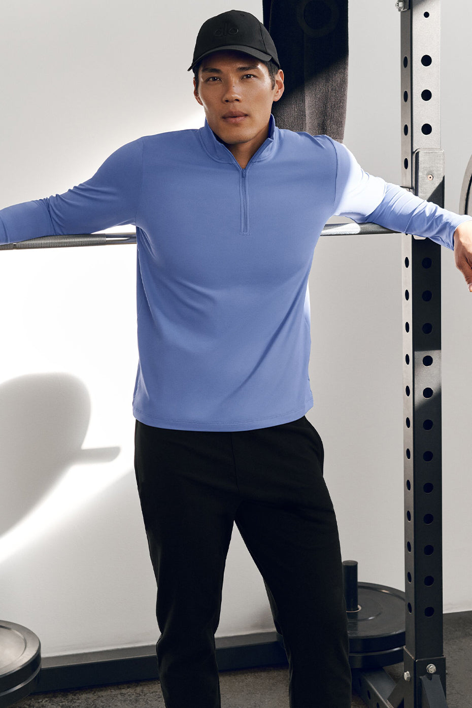Conquer 1/4 Zip Reform Long Sleeve   Provence Blue