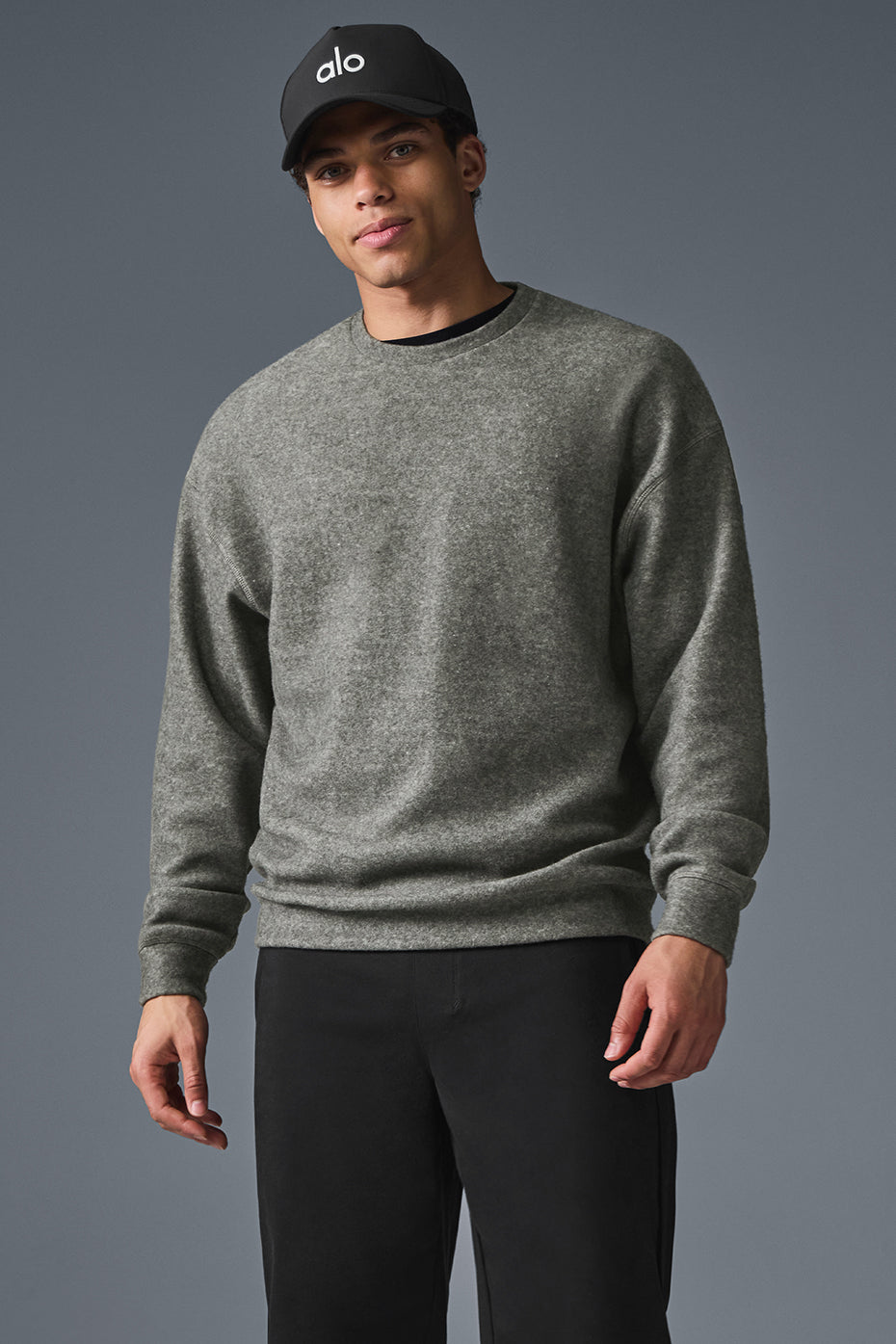 Triumph Restore Crew Neck Sweatshirt   Grey Triblend