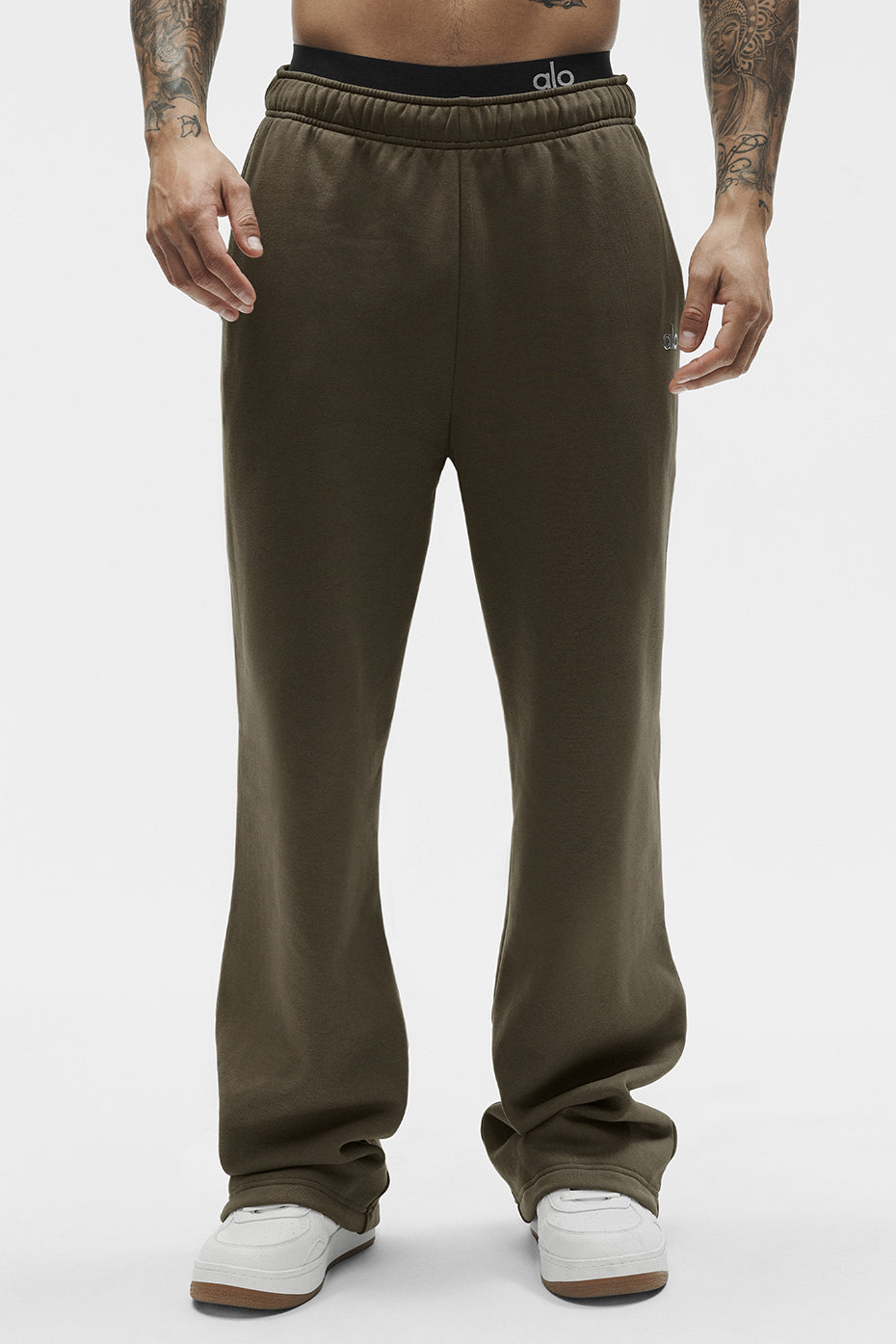 Alternative view of Accolade Straight Leg Sweatpant   Olive Tree
