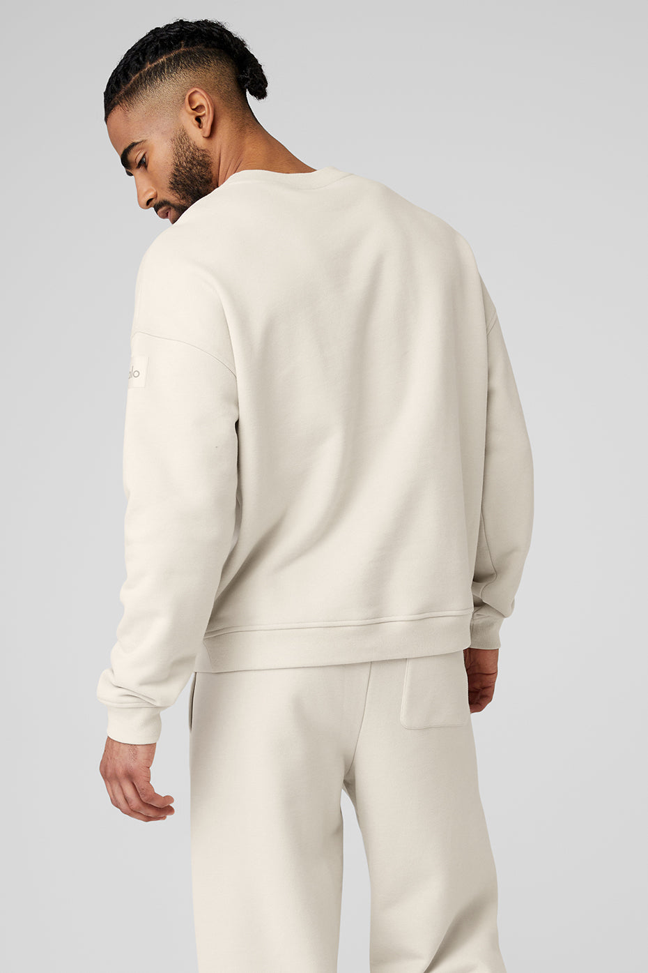 Alternative view of Renown Heavy Weight Crew Neck Pullover   Bone