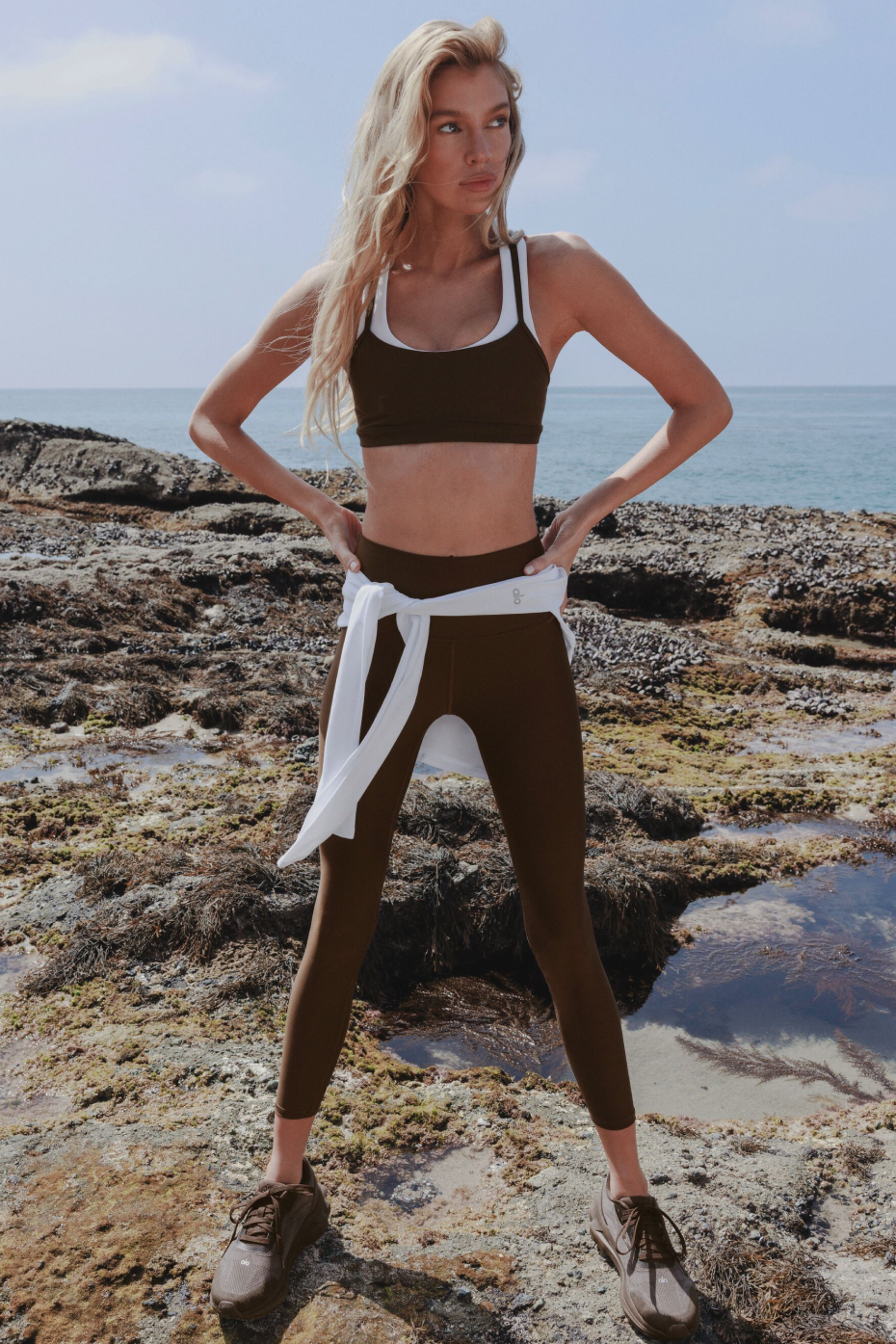 7/8 High Waist Airlift Legging   Espresso