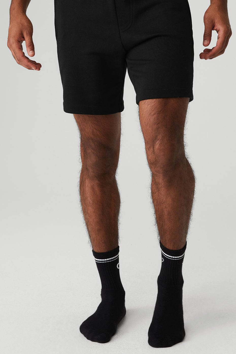 Alternative view of Unisex Half Crew Throwback Sock   Black/White