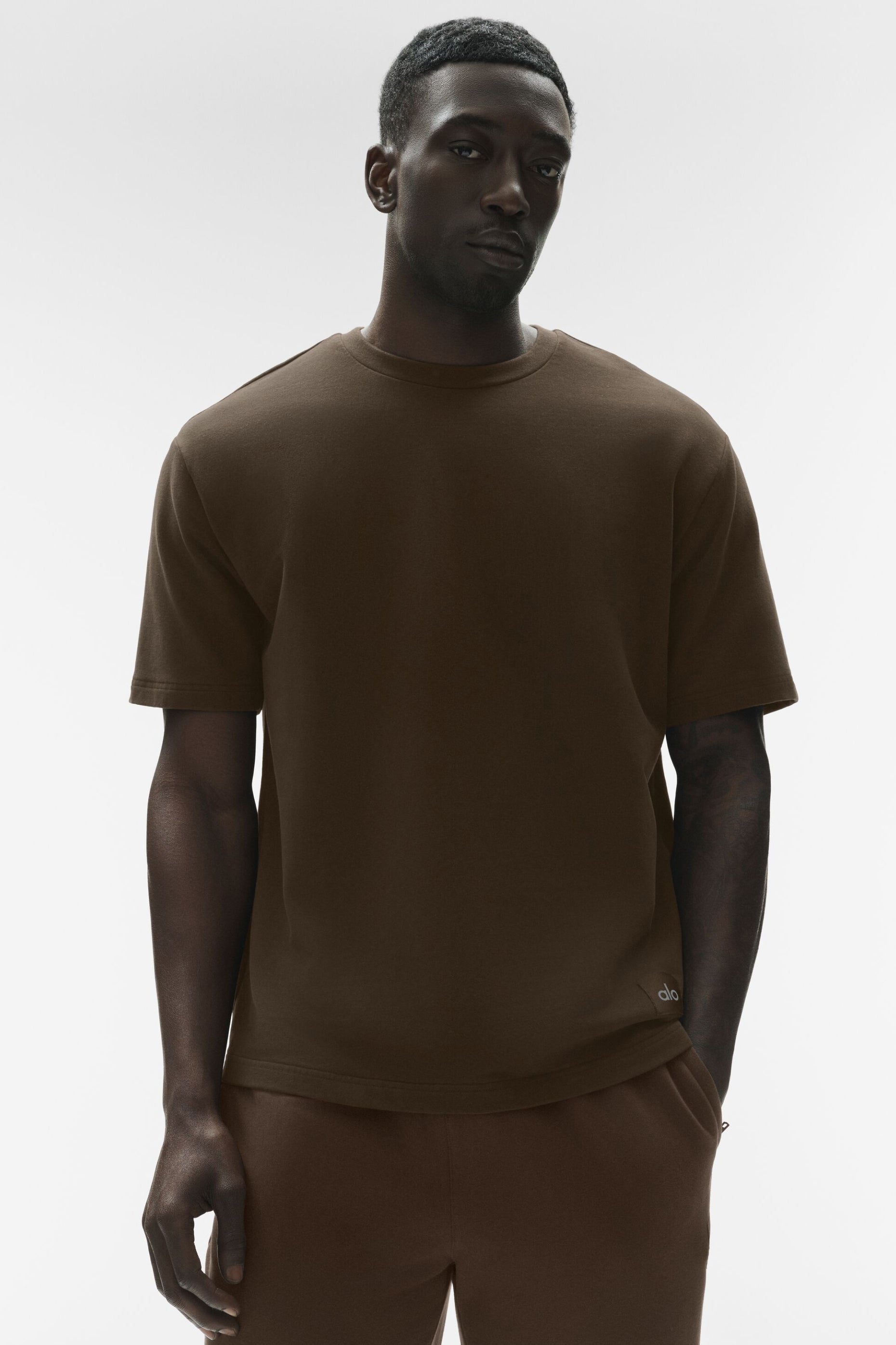 Double Take Short Sleeve   Espresso