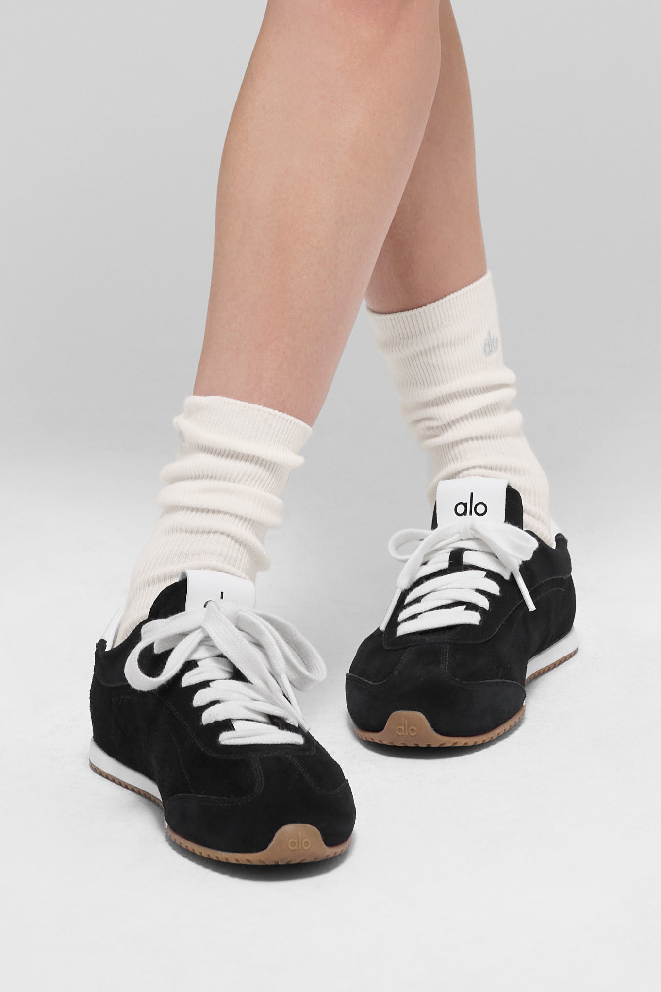 Alternative view of Unisex Half Crew Understated Sock   Ivory