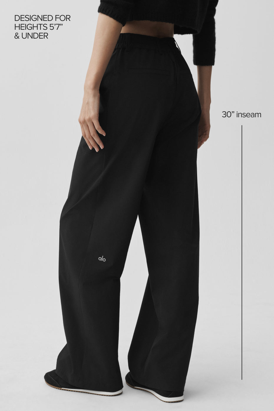 Alternative view of High Waist Pursuit Trouser (Regular)   Black
