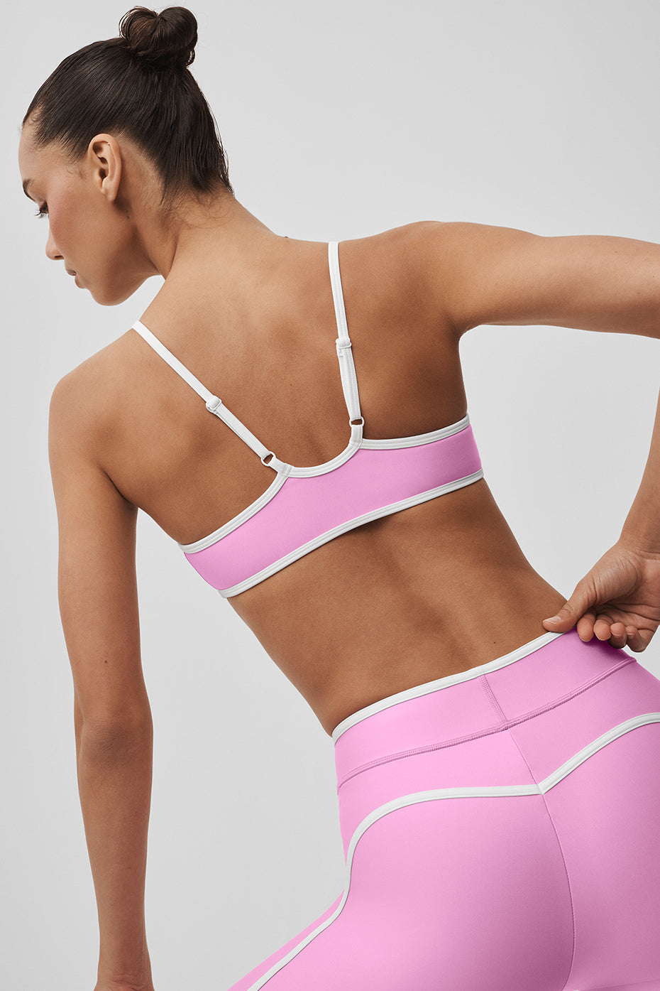Alternative view of Airlift Charger Bra   Candy Heart Pink/White