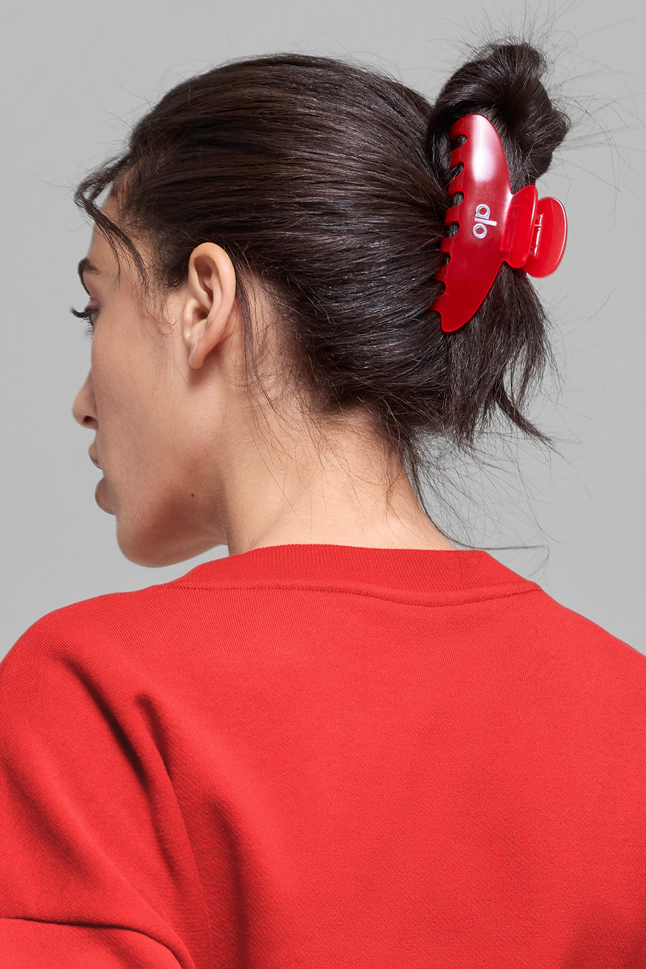 Alternative view of Effortless Claw Clip (2 Pack)   Bright Red