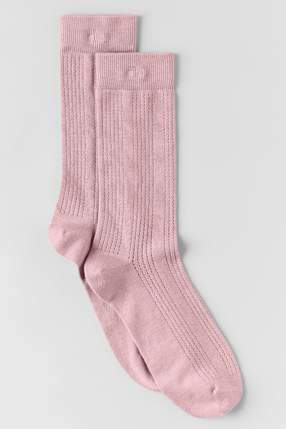 Cashmere Mesh Sock   Vintage Pink