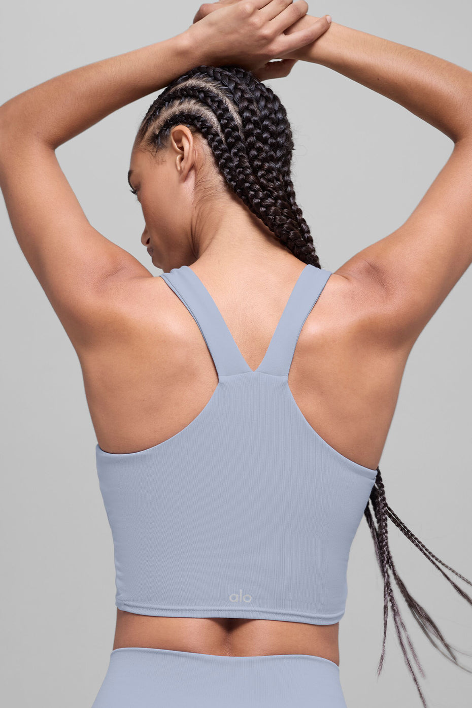 Alternative view of Airbrush Real Bra Tank   Winter Frost