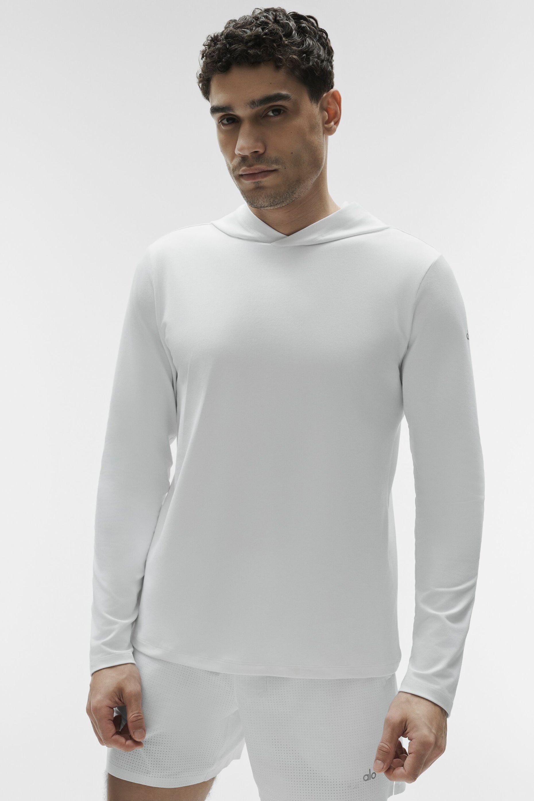 Conquer Reform Long Sleeve With Hood   White