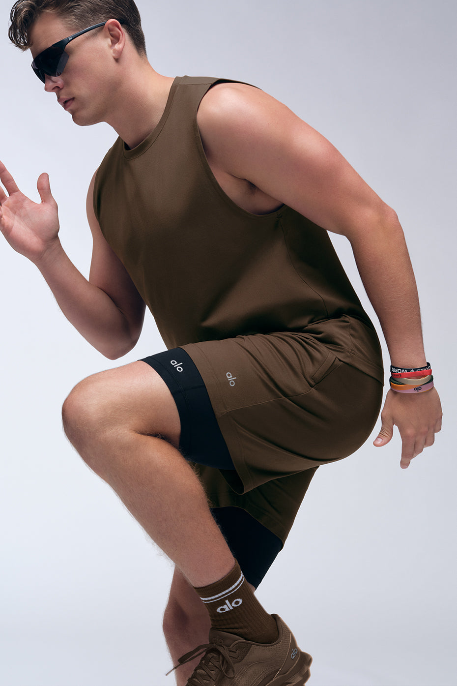 Conquer React 2 In 1 Performance Short   Espresso/Black