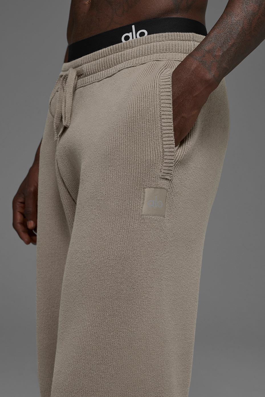 Alternative view of Scholar Straight Leg Sweatpant   Light Cocoa