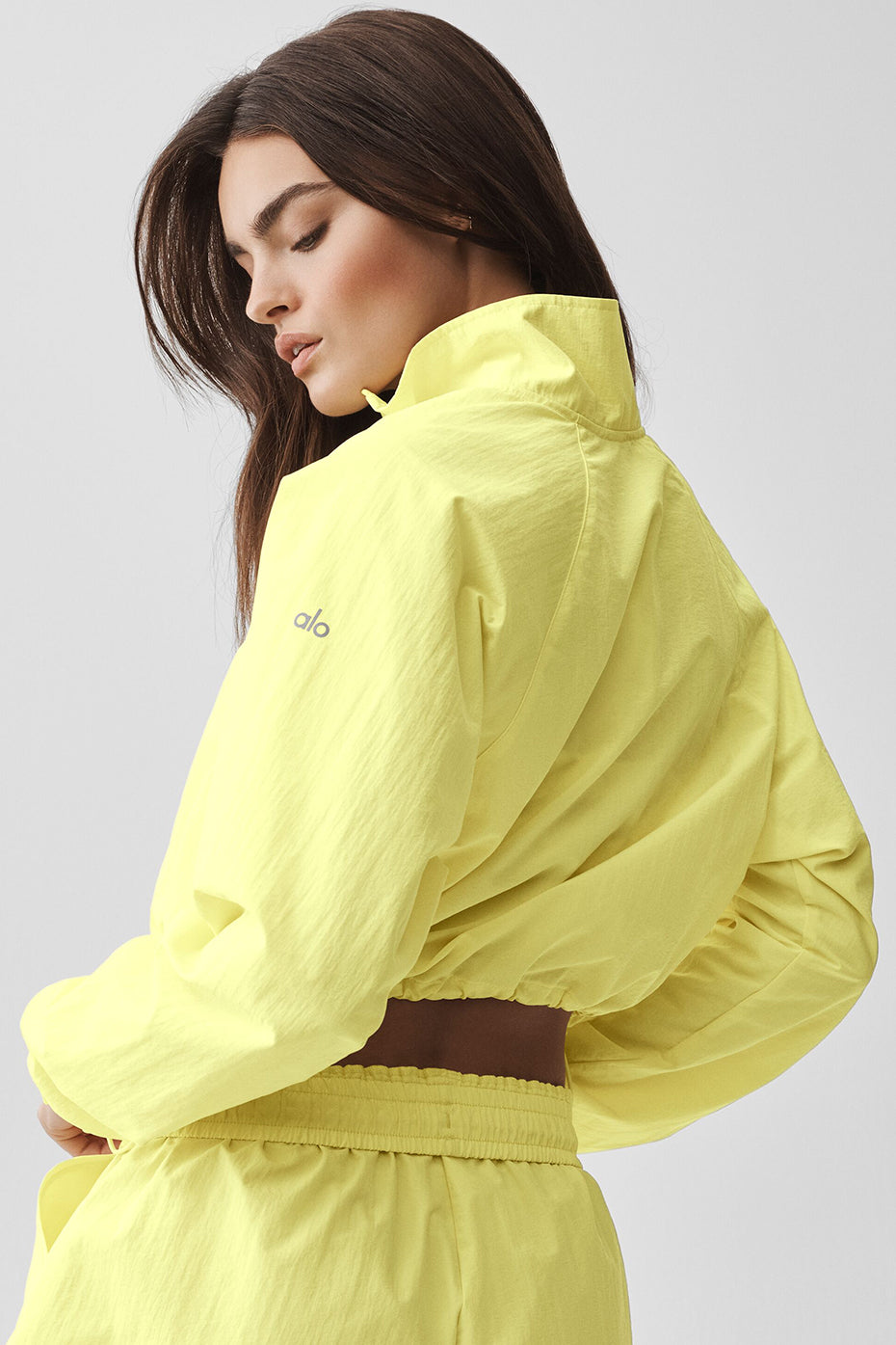 Alternative view of Cropped 1/4 Zip Alumni Pullover   Sunshine