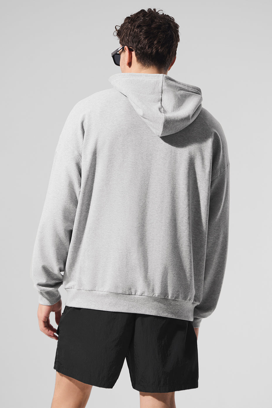 Alternative view of Double Take Hoodie   Athletic Heather Grey