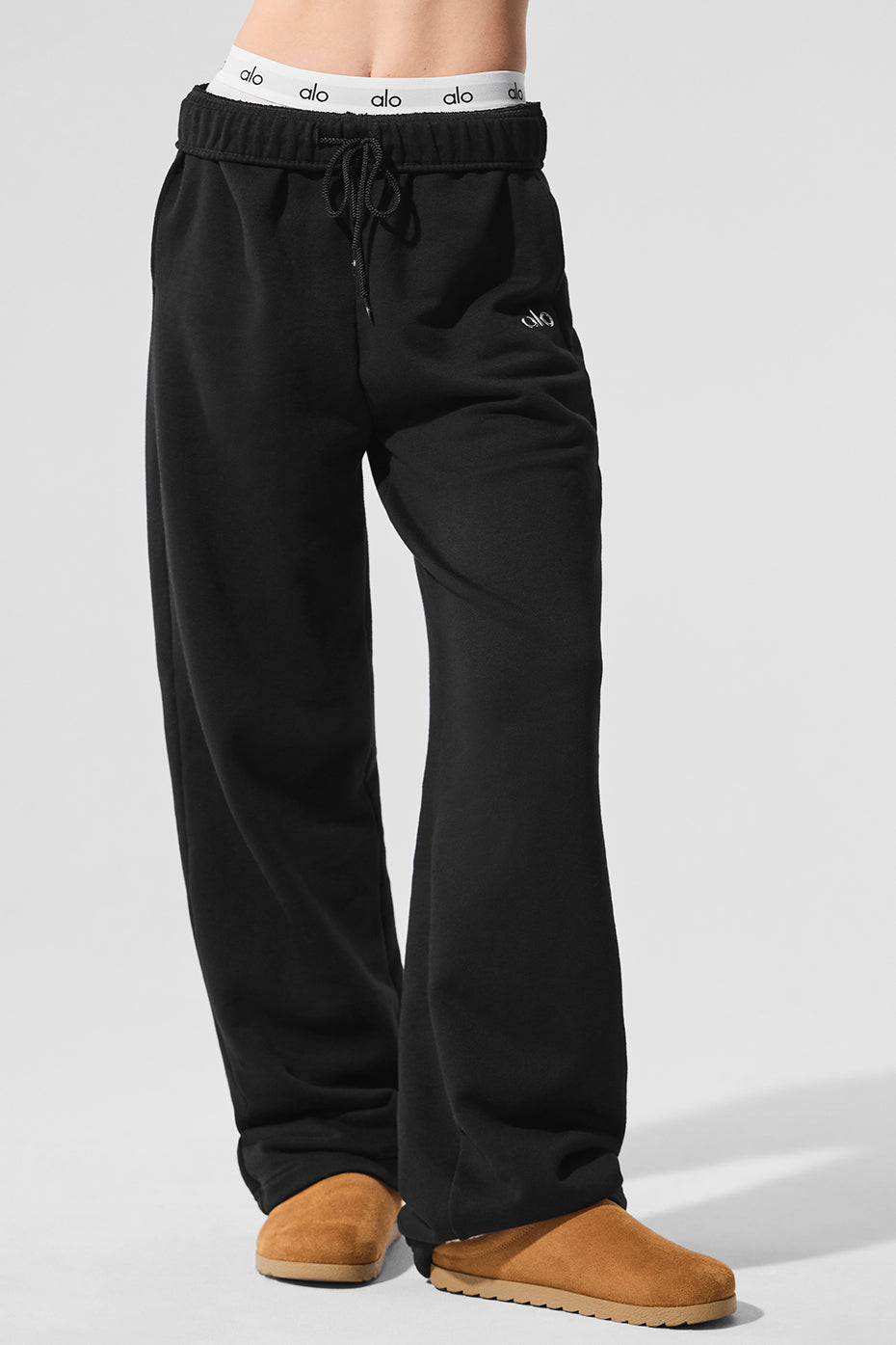 Alternative view of Accolade Straight Leg Sweatpant   Black