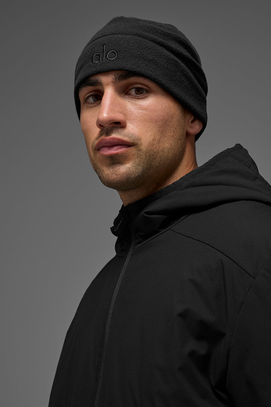Performance Fleece Beanie   Black/Black