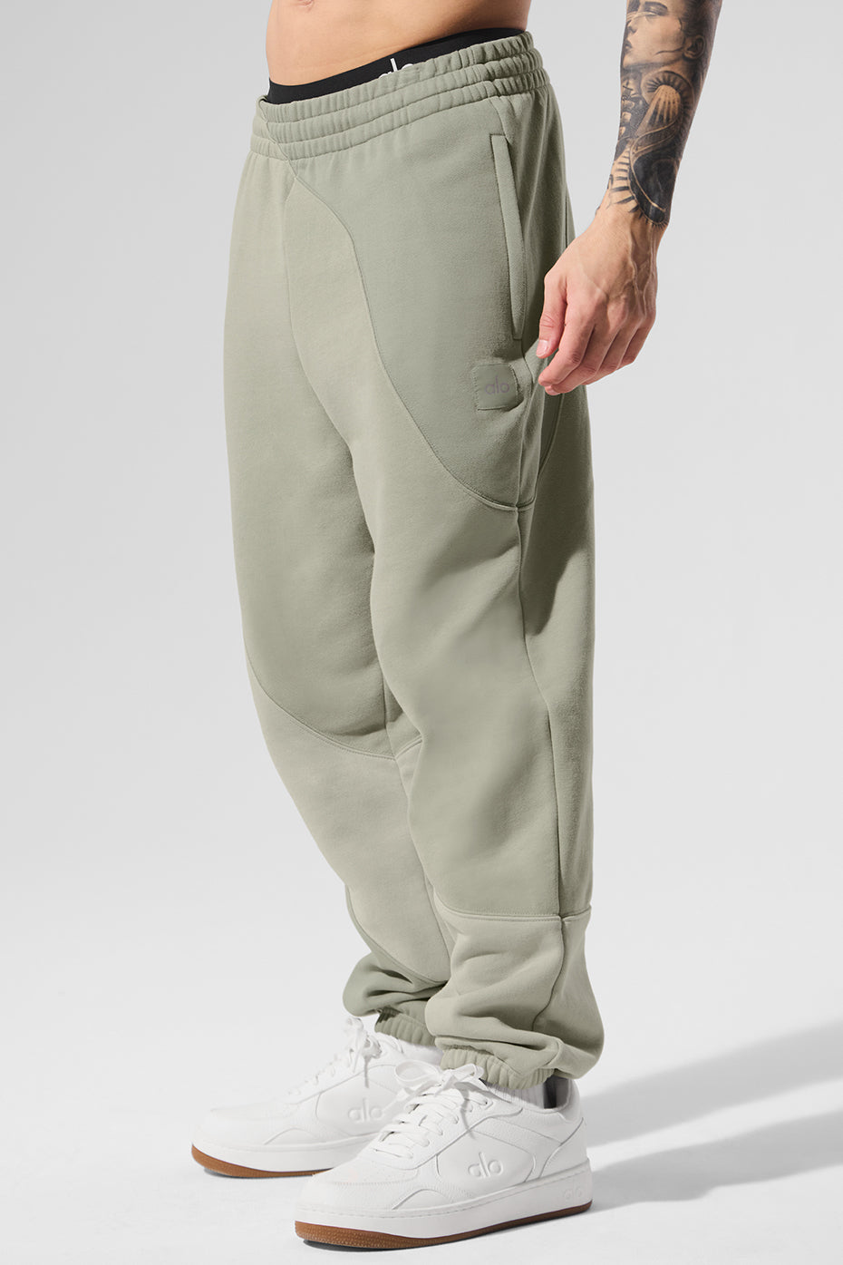 Alternative view of Make Waves Sweatpant   Limestone Tonal
