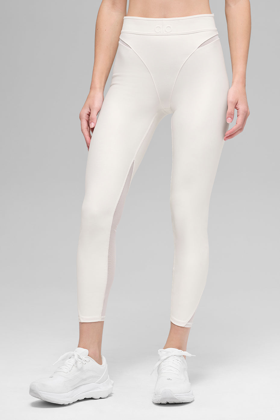 Airlift High Waist 7/8 Rebel Legging   Ivory