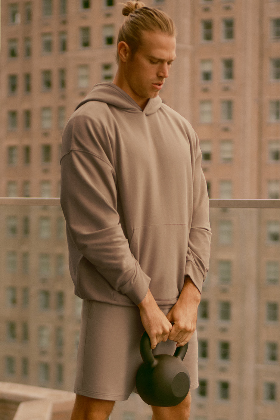 Double Take Hoodie   Gravel
