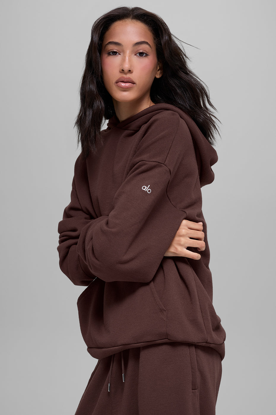 Alternative view of Chill Hoodie   Brownstone