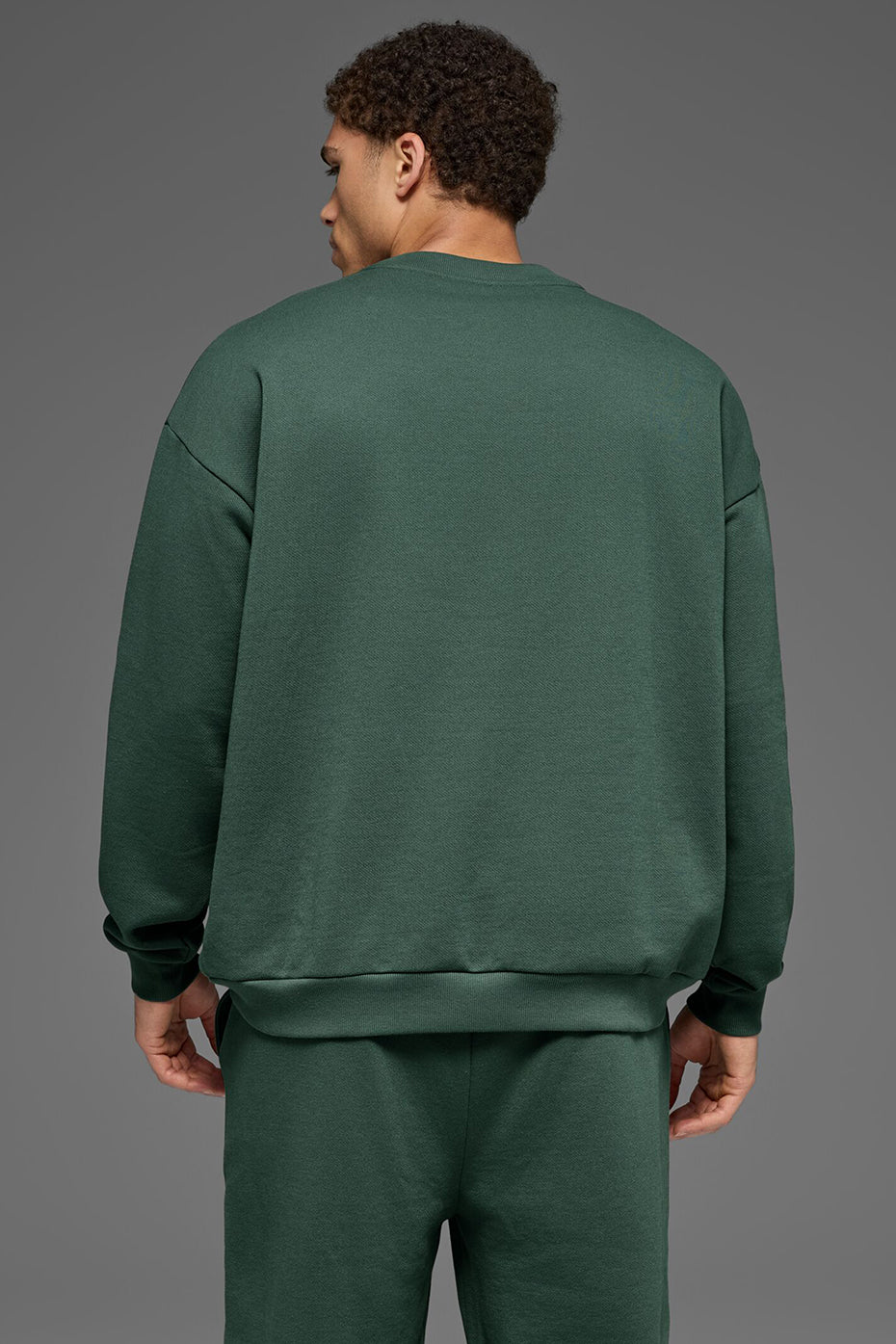 Alternative view of Accolade Crew Neck Pullover   Clover Green