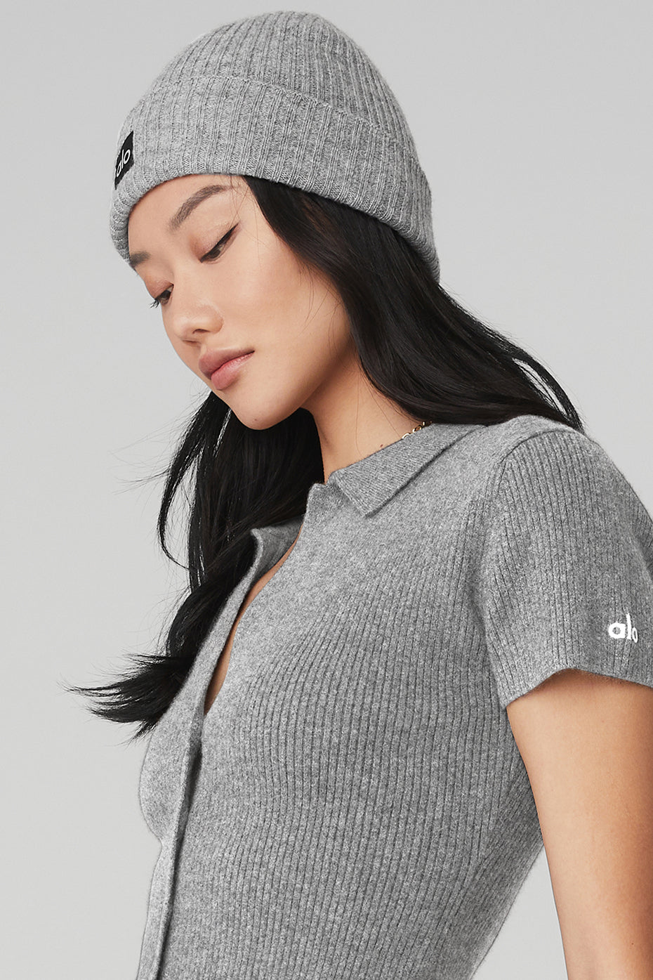 Cashmere Beanie   Dove Grey Heather