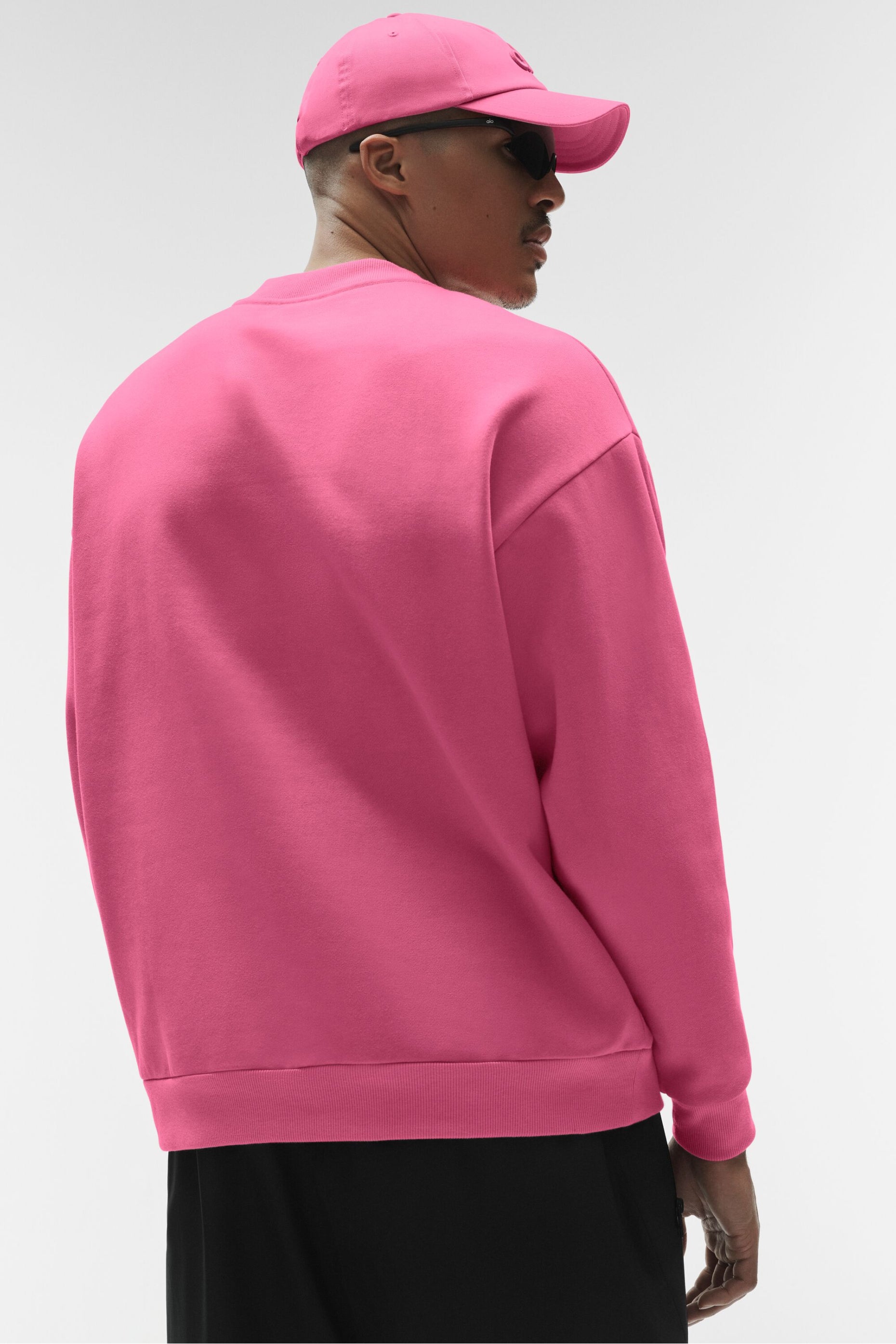 Alternative view of Accolade Crew Neck Pullover   Paradise Pink